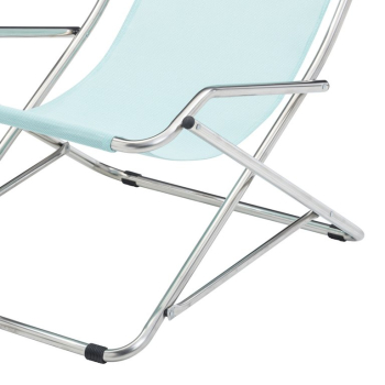 Preview: FIAM® Liegestuhl Dondolina Aluminium "Aqua"